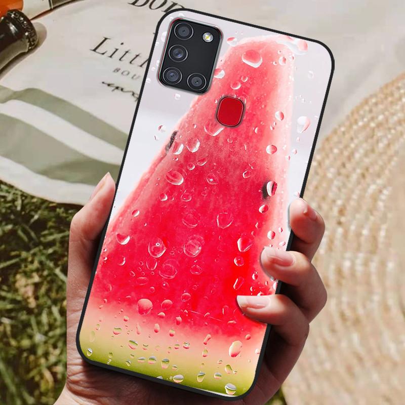 For Samsung A21S Case Phone Cover Silicone Soft TPU Back Cover for Samsung Galaxy A21S Case A 21S A21 S A217F Fundas Bumper