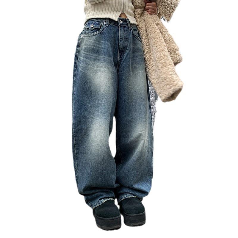 Gradual Color Loose Women's Basic All-In-One Jeans