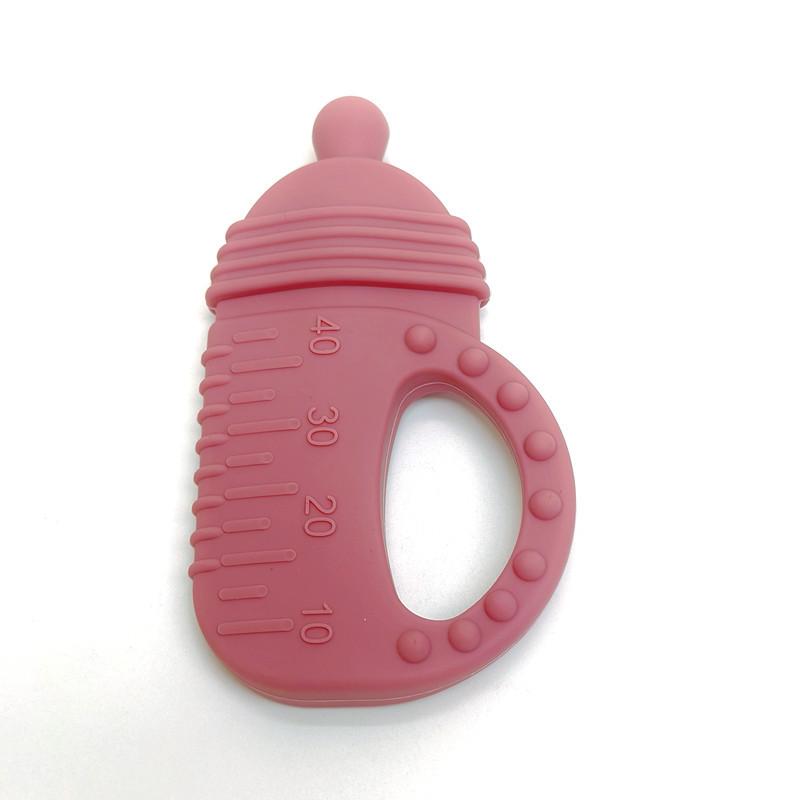 Non-Toxic Baby Teething Stick Silicone Teethers Toys Bottle Teethers Baby Teethers Biteable Toys