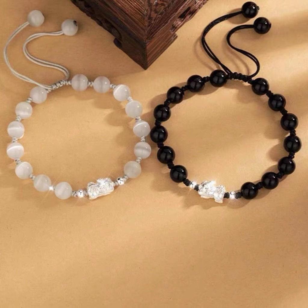 Elegant Geometric Alloy Pi Xiu Bracelet For Couples Perfect Gift Summer