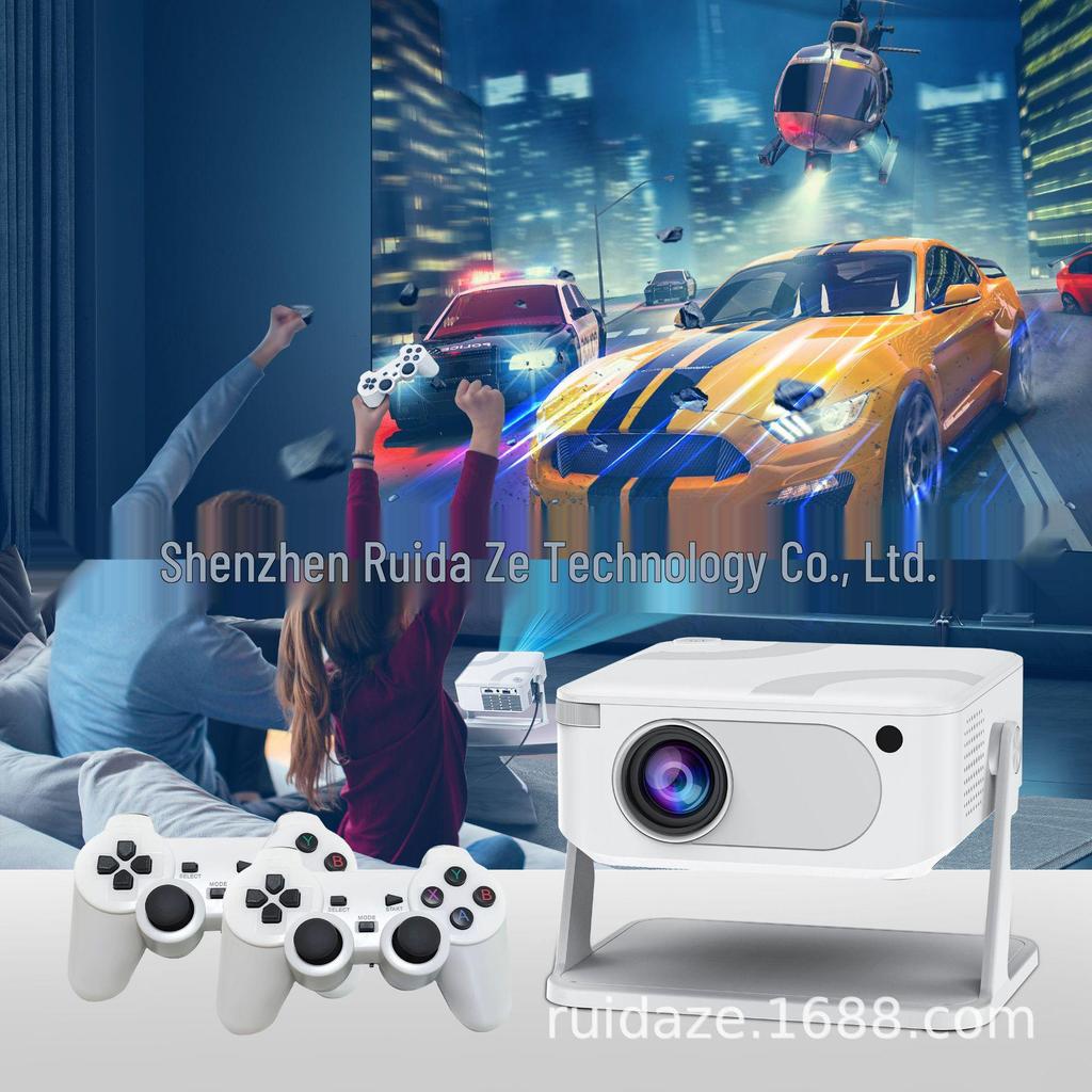 4K Ultra HD Smart Projector for Home & Business: Direct Phone Connection & Day Use