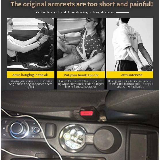 For Mazda CX-3 Armrest box Retrofit For Mazda 2 skyactiv version cx3 CX-3 Car Armrest Storage box car accessories Charging USB