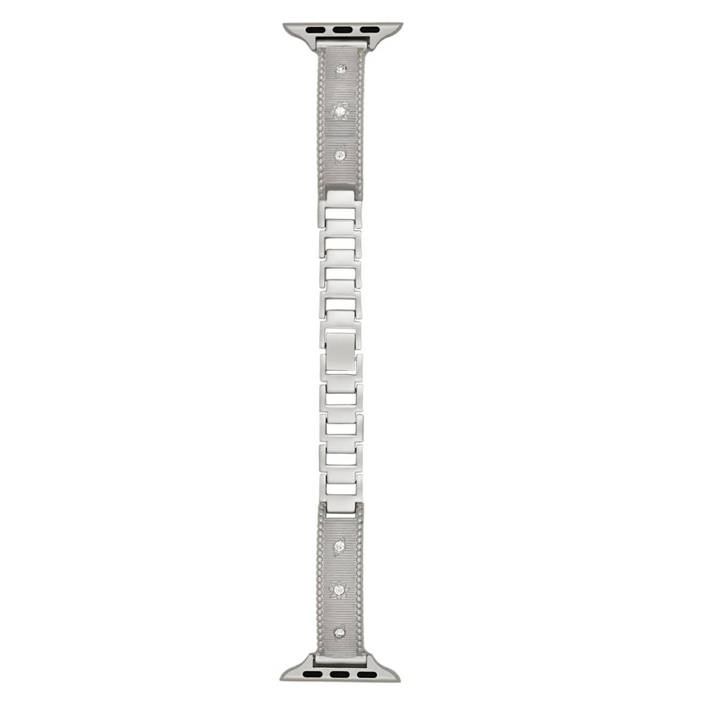 Bracelet Strap for Apple Watch Series 10 9 8 7 SE 6 5 4 3 2 1 42mm 41mm 40mm 38mm Rhinestone Decor Stainless Steel Watch Band