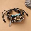 Handmade Bohemian Exotic Bracelet Retro Men's and Women's Woven Multi-layer Stacked Bracelet Niche Hand Rope