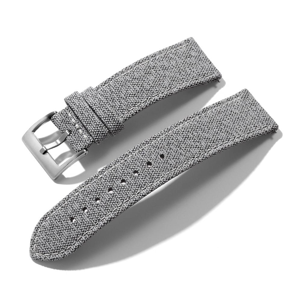 Quality Sailcloth Watch Strap 18mm 20mm 22mm Band Waterproof Fabric Watchband Quick Release Wristband Belt Watch  Accessories