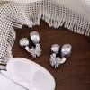 Butterfly Shaped Rhinestones Earphone Decorations Sweat Resistant Coppers Alloy Universal for Sports Enthusiasts and Fas