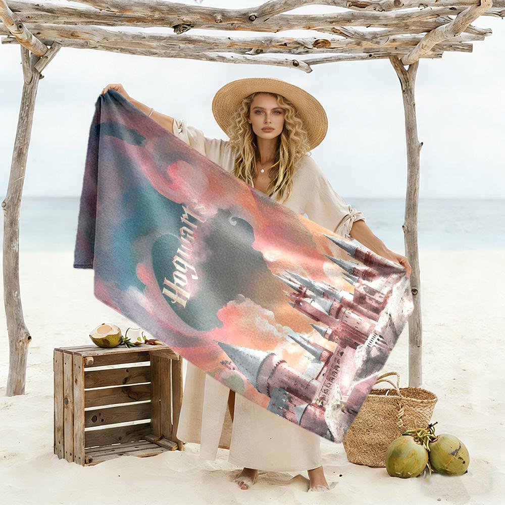 Harry Potter Friends vibrant beach towel soft Printed beach towel Vibrant Pattern Perfect Gift for Friends & Family
