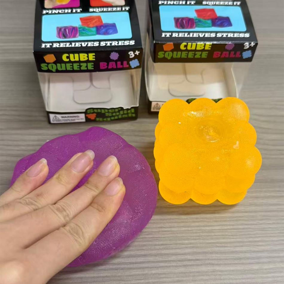 Mini Candy Shaped Plastic Stress Relief Toy Maltose Pinching Tool Soft Skin Friendly Durable Party Favors for Stress Relief