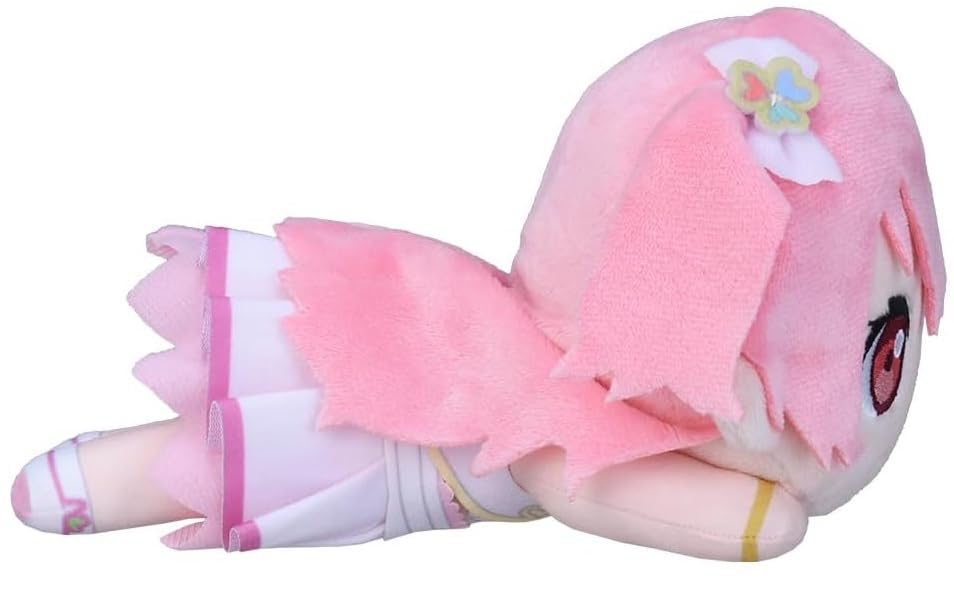 Airi Momoi Lying Down Plush Toy, "The Broken World and Miku Who Can't Sing" Movie, Official MORE MORE JUMP Merchandise