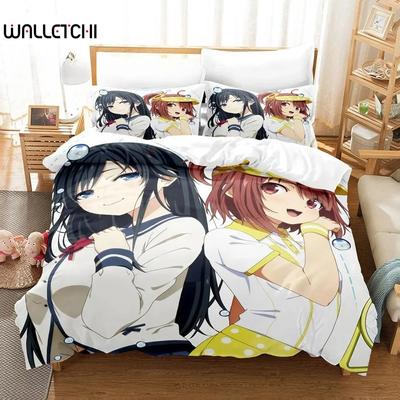 Anime Ore O Suki Nano Wa Omae Dake Kayo Bedding Set Single Twin Full Queen King Size Bed Set Adult Kid Bedroom Duvetcover Sets