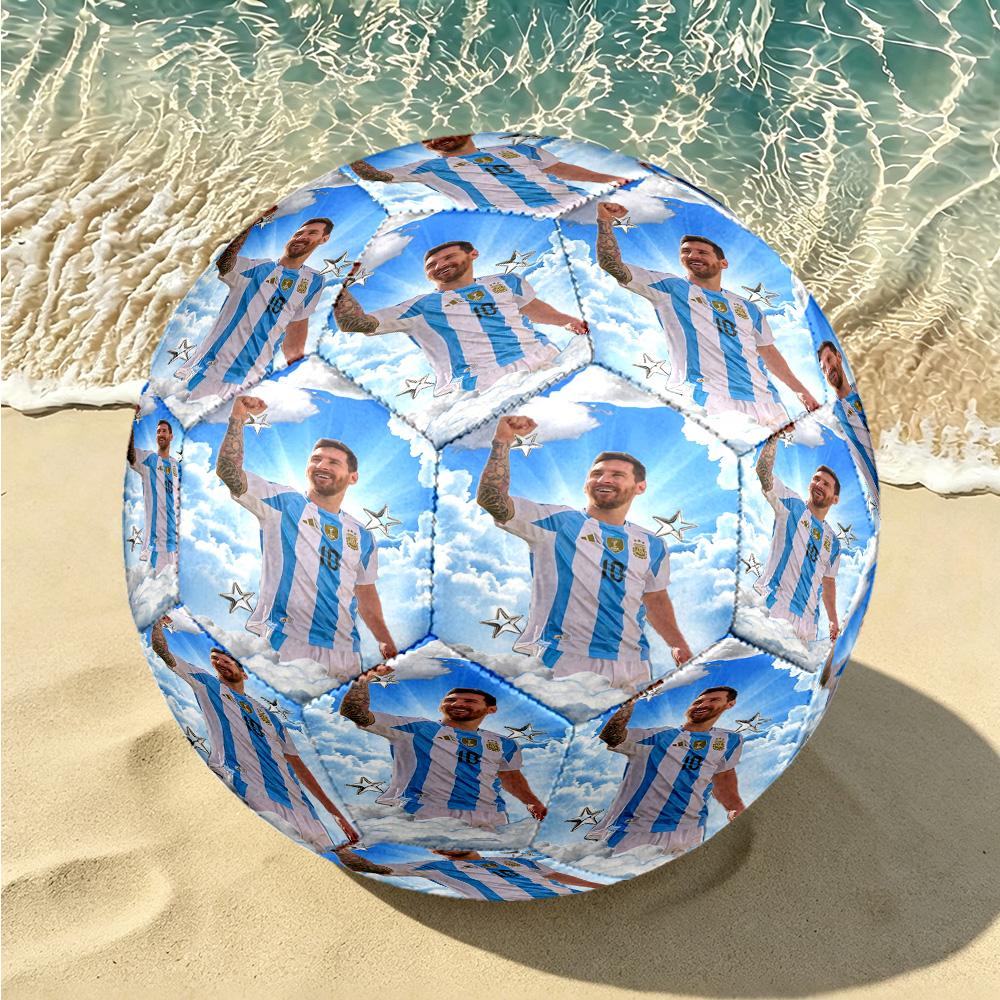 1pc Soccer Kick Soccer Ball Size 5, Machine-stitched, Suitable for Practice Matches/tournament Training for Sports, Lightweight and Durable. C7019