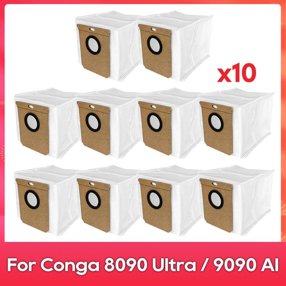 Fit For ( Conga 8090 Ultra / 9090 AI / Everybot Q5 ) Part Accessory Main Side Brush Filter Mop Dust Bag Robot Vacuum Cleaner Kit