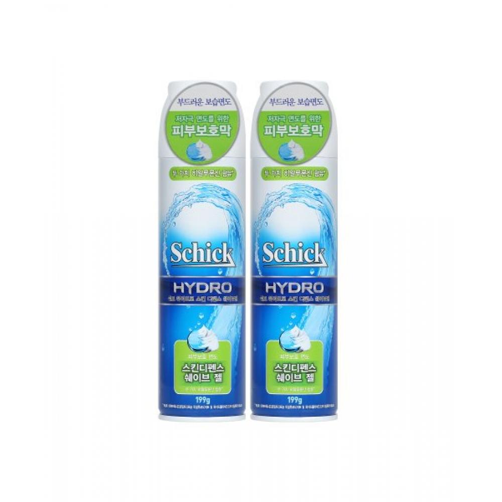 Schick HyDro Skin D Shave Gel 199g X 2 NONE