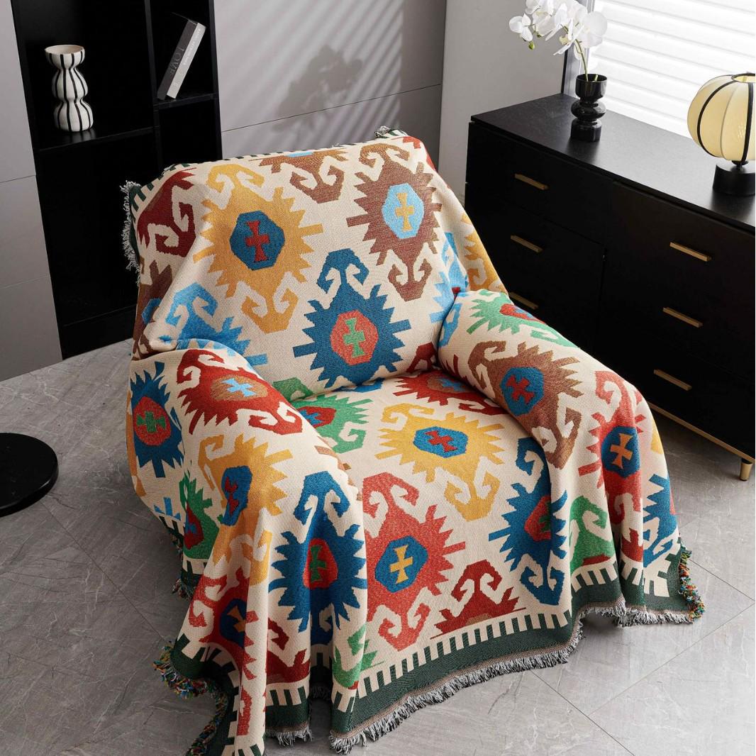 

Полотенце-накидка на подушку дивана - 2024 Нескользящее покрывало 130x180cm [For Single Chair]