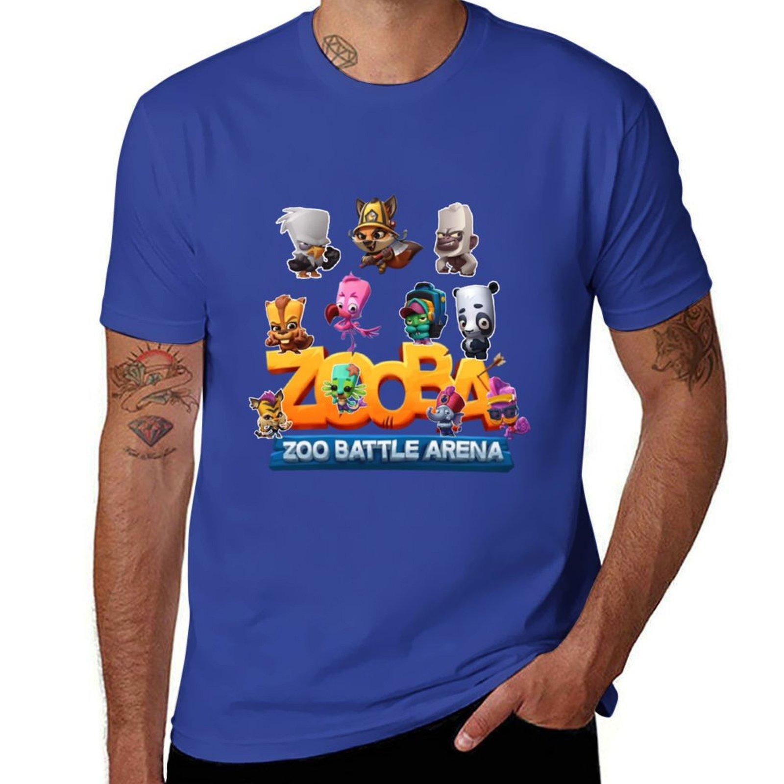 

zooba T-Shirt anime summer clothes for a boy shirts graphic tees T-shirts for men cotton M