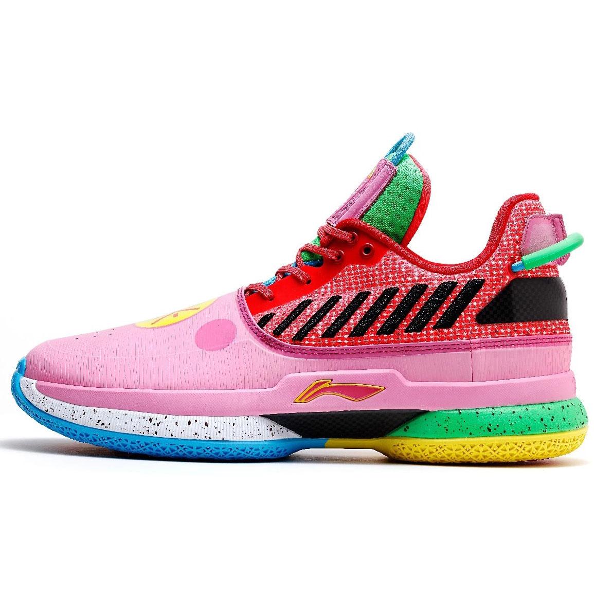 

Li Ning WOW 7 Амортизуючі Ковзкі Стійкі до стирання Низькі Баскетбольні Кросівки Чоловічі Рожеві ABAN079-9 40