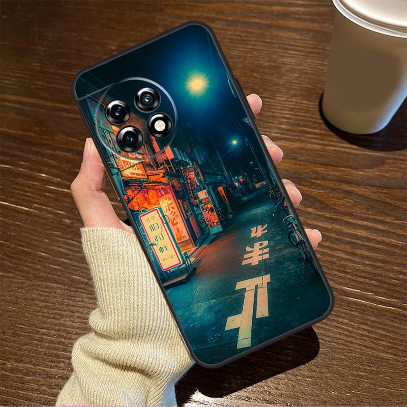 

Японская эстетика ночного города Чехол Для OnePlus 15R 13R 12R 10R 8T 10T 13T 15 13 12 11 9 10 Pro Nord CE 5 4 3 2 Lite N20 N30 OnePlus 10T