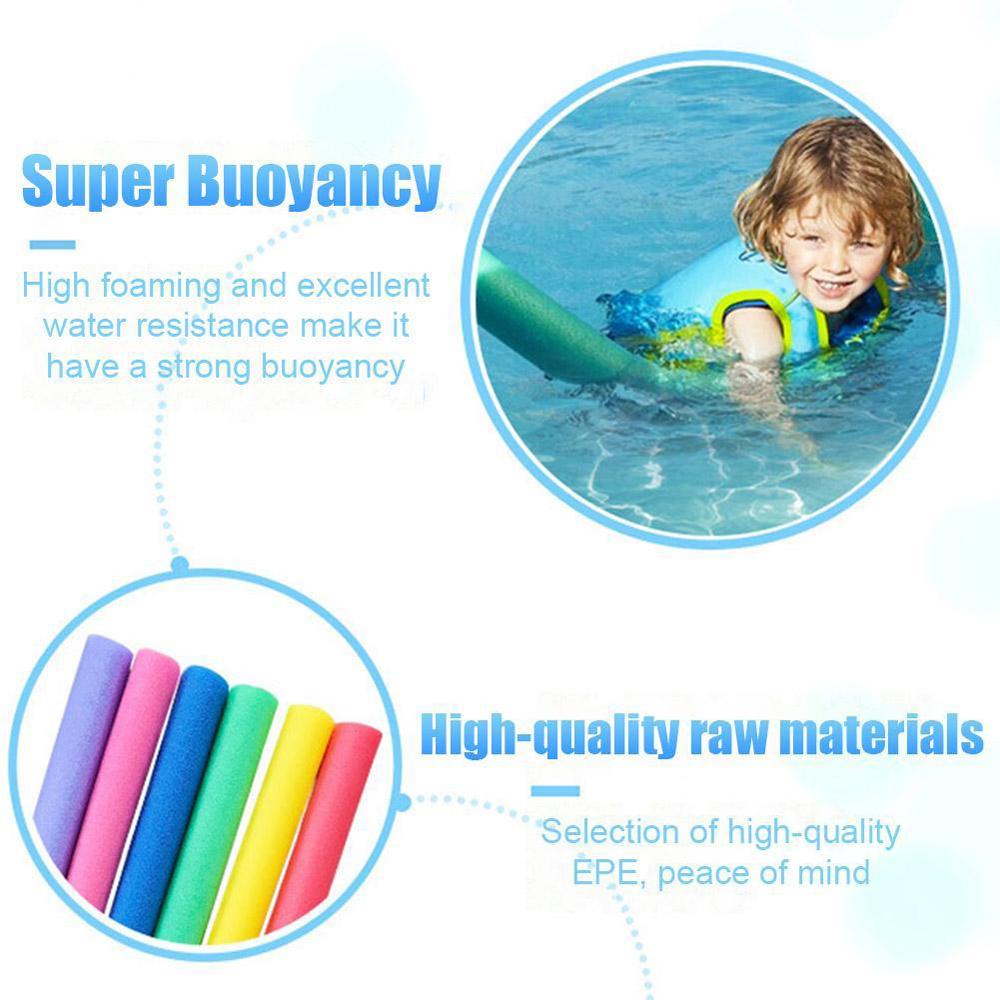 Noodles Colorful Float for Adult Floating Foam Sticks Swim Pool Noodle Water Float Aid Foam Float