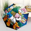 1pc Donald Duck & Daisy Duck Phone Case Cover with Auto Open Close Umbrella Design, Portable Tri-Fold Iron Frame Outdoor Umbrella for Fans,