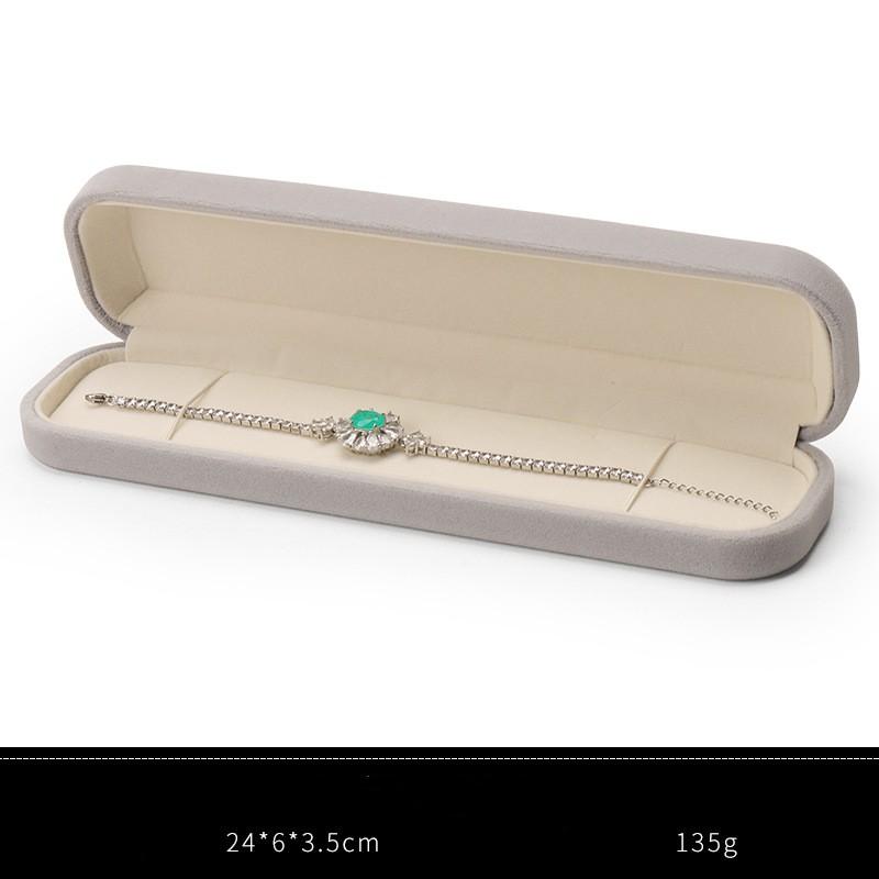 Pendant Display Box Soft Velvet Velvet Jewelry Box Earring Box Exquisite For Daily Storage Travel High-End Gift Packaging