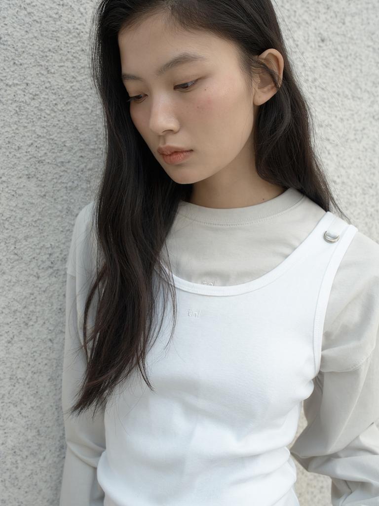 Deoenel Long Sleeve Tee - [Beige]