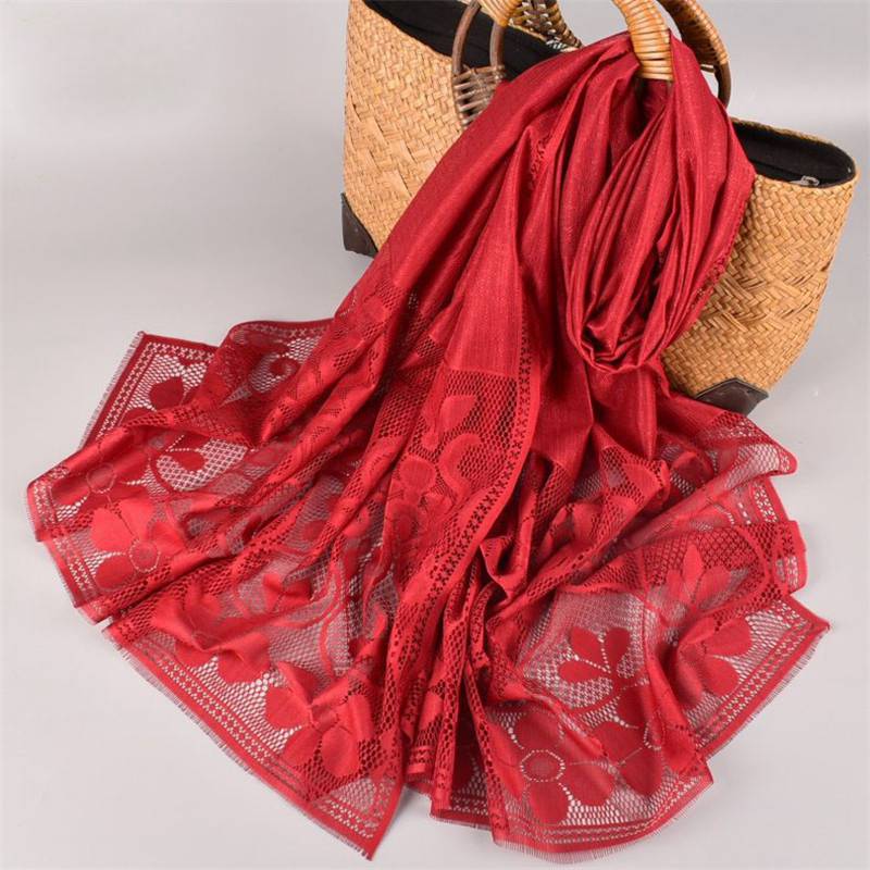 Scialle a fiori avvolgente in puro colore da donna, comodo, semplice, elegante, intagliato ed elegante