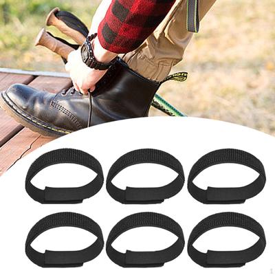 6 Stück Elastische Hosenbeinbänder Stiefel Tragbare Knöchelbänder Bindung zum Laufen