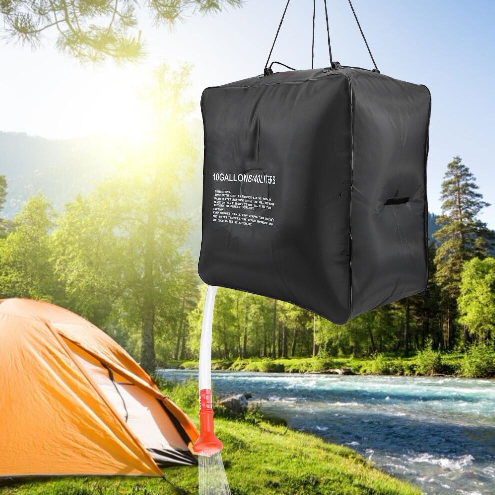 40L Solar Energy Heated Shower Bag for Camping and Hiking Trips