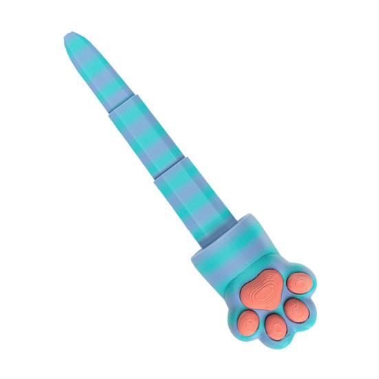 3D Printed Retractable Weapon Fidget Toy Cat Paw Shaped Plastic Weapon Model Stress Relief Fidget Toy for Home Office Desk Decor