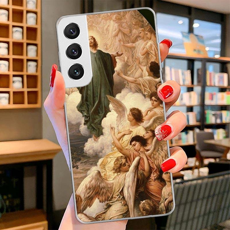 Renaissance Art Painting Cover Phone Case For Samsung Galaxy S26 S25 Edge S24 Ultra S23 S22 Plus S21 S20 FE Soft Fundas Shell Ga