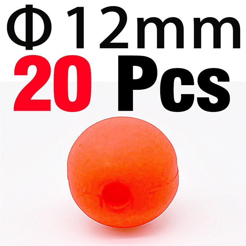 MNFT 20Pcs Foam Floats Ball Beads Pompano Float Bottom Rig Rigging Material for Saltwater Freshwater Fishing Fake Bait