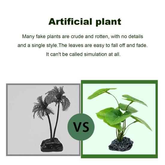 Yousheng Fish Tank Simulated Water Plants Aquarium Decoration Realistic Fish Tank Landscaping Seaweed Ornament for DIY Fish Tank Decor