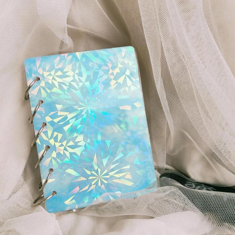 Holographic Light and Shadow Notebook Cover Decorative Silicone Mold Mirror AB Surface Jewelry DIY Handmade Tool