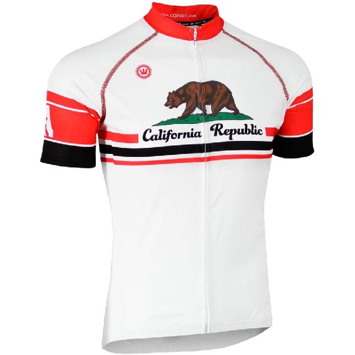 Мужская футболка California Bear Сувенир Велоспорт/Велосипед CANARI P