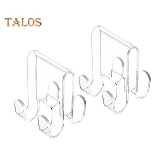 

2шт крючки для душевой двери акриловая вешалка для ванной прочная несущая легкая установка полотенцесушитель для одежды стойка 2pcs