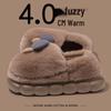 Men's Year of the Horse 2024 Winter Slippers - Plush Lined, Thick Sole, Warm Indoor Cotton Heel-Cover