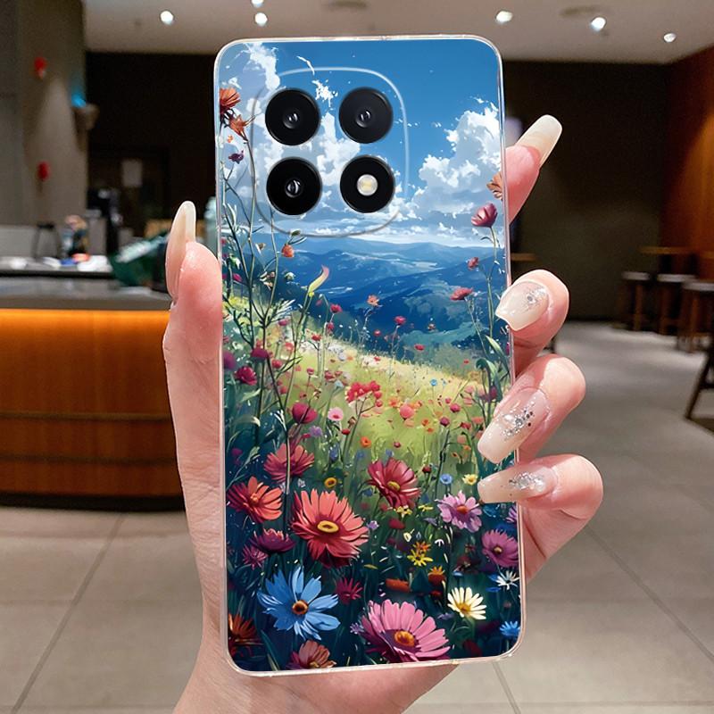 Phone Case For Vivo iQOO 15 Cat Wearing Pink Sunglasses Pattern Transparent TPU Soft Cover Shockproof Couple Protective Shell