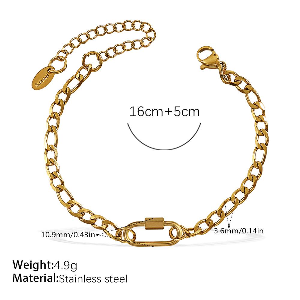 Japan And South Korea Fashion Niche Bracelet Necklace Women'S Personality Design Versatile Jewelry Does Not Fade Popular Trend