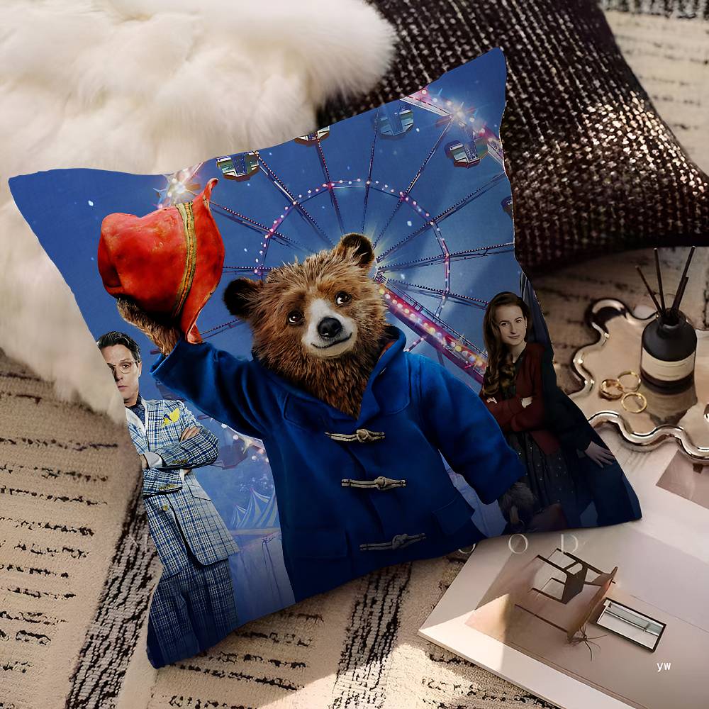 Classic Movie PpaddingtonS Pillow Gift Home Office Decoration Bedroom Sofa Car Cushion Cover Case 45x45 30x30 cm