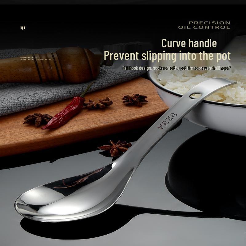 

TLXT 304 Stainless Steel Thickened Soup Ladle (2-Pack)