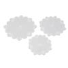 3pcs Silicone Molds European Style 3 Layer Laciness Casting Resin Mold Durable Reusable Easy Demoulding DIY Making