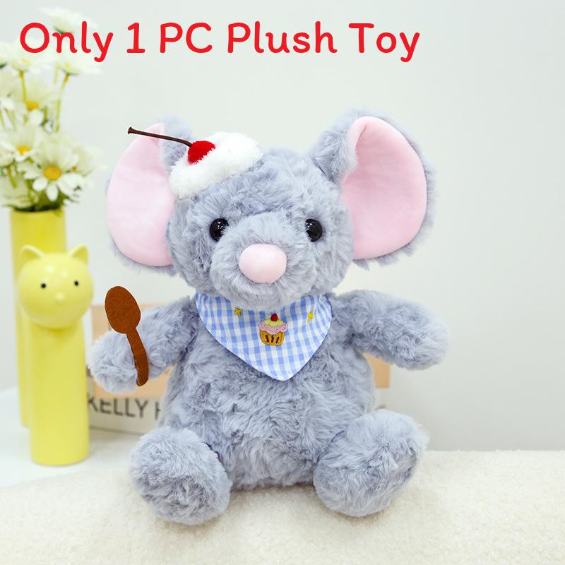 

Mouse Plush Chef Toy Cartoon Animal Doll Children Room Decoration Gift Festival Spoon