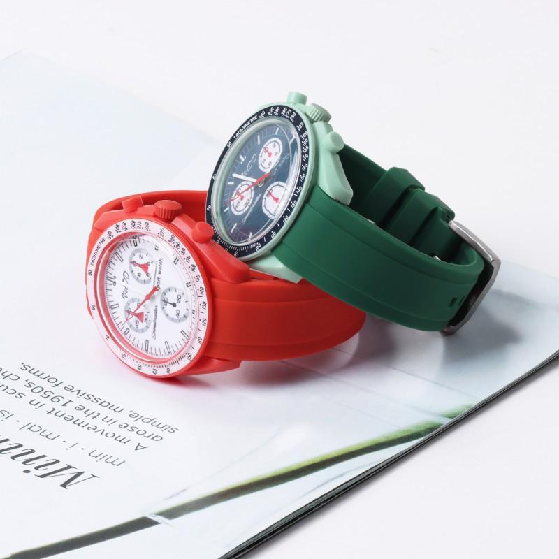 Pasek silikonowy Citizen Universal z zakrzywionymi końcówkami (19-24 mm)