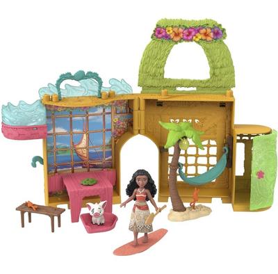 Mattel Disney Princess Storytime Stackers Dollhouse Moana's Hut Set