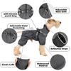 Summer Water Repellent Dog Windbreaker Four Leg Reflective Raincoat With Harness Hole Outdoor Coat For Small Large Dogs