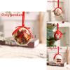 Christmas Theme Pattern Foam Ball Pendant Family Festival Decoration Props For Holiday Tree Decor And Festive Display