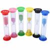 6 pezzi Timer a clessidra in plastica Timer a clessidra colorata Clessidra Piccola 30 sec/1 min/2 min/3 min/5 min/10 min Timer a clessidra