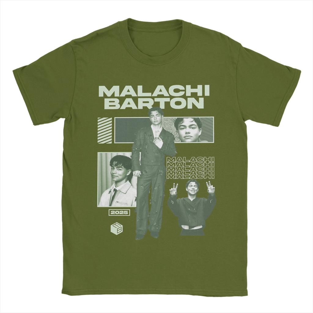 Herren Malachi Barton T-Shirts Baumwollkleidung Lustige Kurzarm O-Ausschnitt T-Shirts Geschenkidee T-Shirts