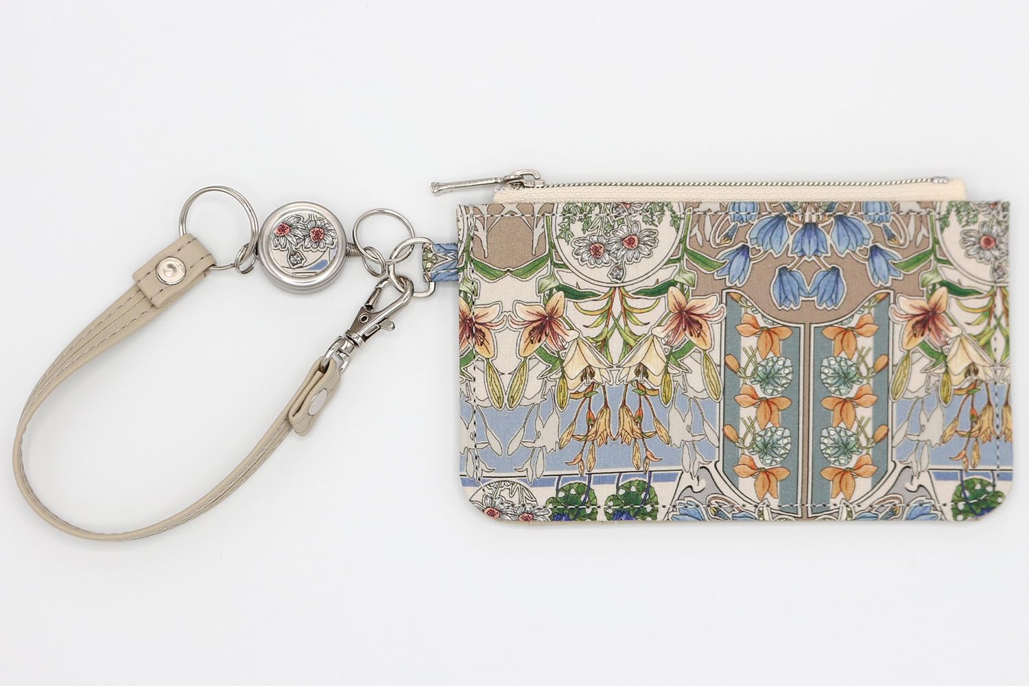 

DDintex FLORET LONDON Pass Case Wallet, Flower Fete, Blue, 13x8cm [Liberty Print]