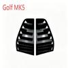 Car Rear Side Vent Quarter Window Louver Shutter Cover Trim Compatible With Golf Mk4/5/6/7/8//R Louver Cover